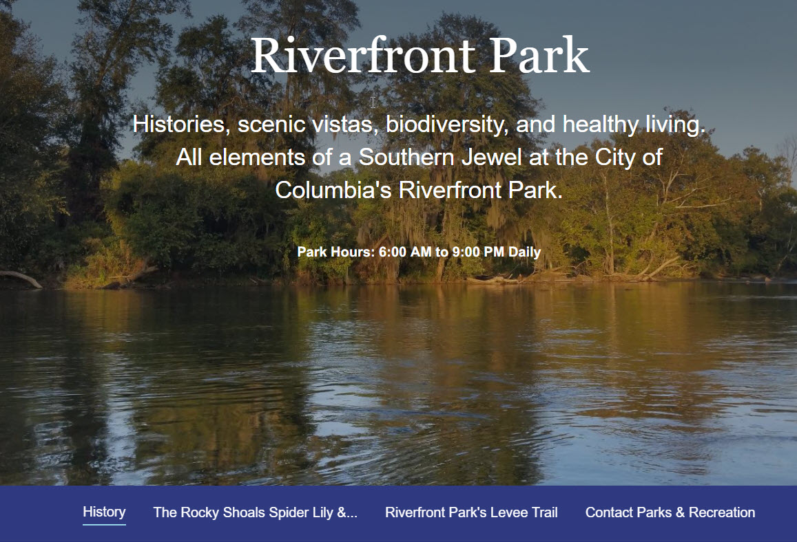 Riverfront Park Story Map